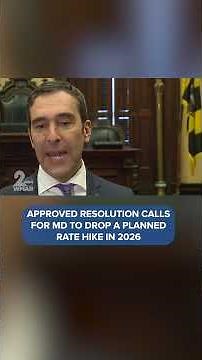 City Council calls for Maryland to stop planned BGE rate hike in 2026 #bge #baltimore #news