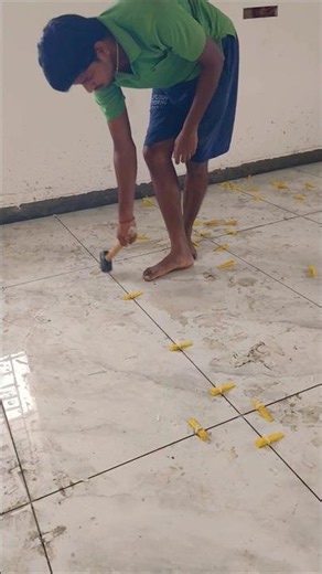 Tile Leveling Widge Removing Method ✅️ #tile #floortiles #tileleveling