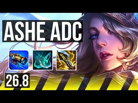 ASHE & Blitzcrank vs JHIN & Seraphine (ADC) | Good KDA: 24/1/12, 44K damage | KR Diamond | 26.8