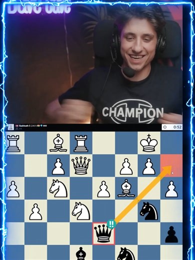 5 Brilliant Moves with Elephant Gambit 🐘 #foryou #fyp #chess #chesstok #chesscom #viral #funny #boardgames #rage