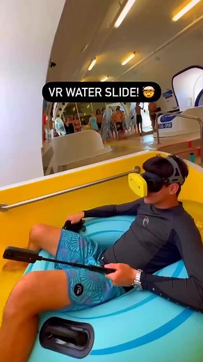 An Adventurerer embracing the thrill of unforgettable adventure on this water slide😎 while enjoying virtual reality! 🌊*am Would You Try This?🤔 | BONFIRE ADVENTURES AND EVENTS