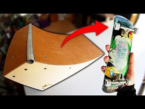 Skating My NEW Handboard Skatepark!