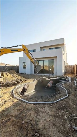 Dirt Backyard Transformed Into Luxury Pool Paradise.
