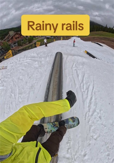 Summer Snowboarding in the Rain: How to Ride Rainy Rails