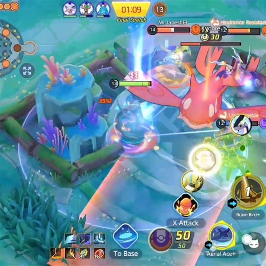 How I feel playing Talon in PU 🙂‍↕️ || #pu #talonflamegameplay #pokemonunite #gameplay