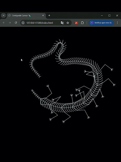 Ciempiés Interactivo: Proyecto de Programación Web
