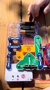 Kids Build a Radio Using Snap Circuits! Fun Stem! #kidsshorts #stemshorts