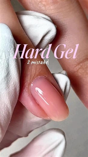 The two most common issues I see with hard gel! Applying too much gel, or not enough. Save this for your next hard gel set 🫧💓 Using @the_best_nails_usa - shade Prague rubber base (code AMBZ) #hardgel #buildergel #nailtecheducation #gelnailtutorial #nailtutorial @nailzbyambz @nailzbyambz @nailzbyambz hard gel application tutorial, hard gel mistakes beginners make, builder gel overlay tutorial, hard gel nail technique, nail tech hard gel education