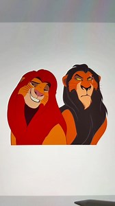 Simba X Scar #art #artist #disney #reelschallenge #thelionking | Creamimy Artist