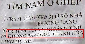 "Không phải vô cớ mà bị ghét, người Thanh Hóa nên tự nhìn lại mình"