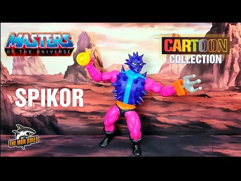 Masters of the Universe Origins Cartoon Collection SPIKOR Figure Review with Parts swapping!