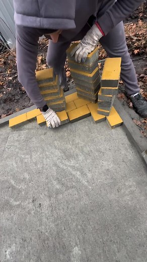 The magic of perfect brick paving.🔥. . #BrickPaving #DrivewayDesign #ConstructionLife #OutdoorMakeover #PavingIdeas #Reels #Viral #Trending #Explore #SatisfyingVideos #trendingreelsvideo | Brick Paving