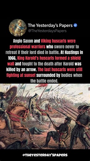 The Huscarls Were Viking Bodyguards Who Swore To Die With Their King #shorts #history