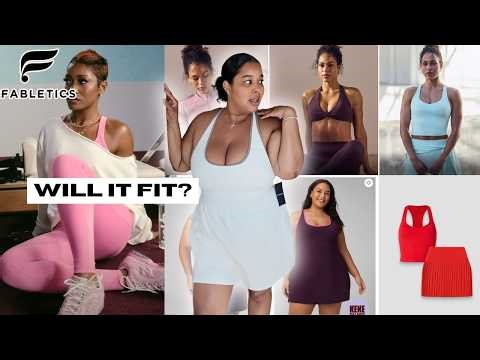 Fabletics Haul | Plus Size Try-On Haul, Honest Review, Activewear for Curvy Women
