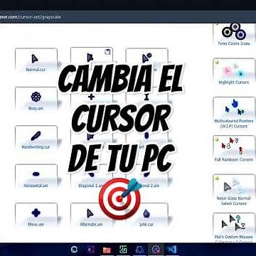 Como Cambiar el Cursor de tu PC Windows 7/8/10/11 Facil y Rapido sin Programas ✅ #pc #puntero 🔥