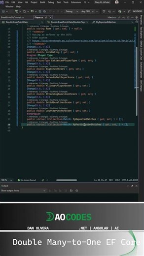 Simple double many to one EF Core relationships #csharp