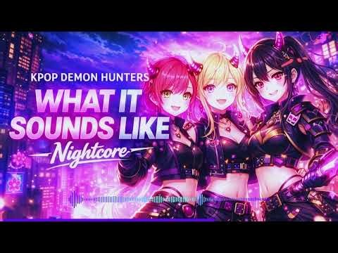 Nightcore – What It Sounds Like (HUNTR/X) | Kpop Demon Hunters | RF Remix