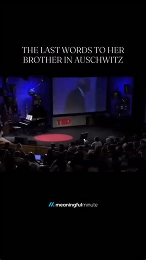 She will never forget her final words to her brother before he was k*lled by the N*zis 💔 Speaker: Benjamin Zander | Nachi Gordon