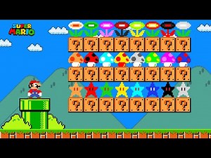 Super Mario Bros. but there are MORE Custom Power-Up (ALL EPISODES)