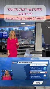 Track the weather with Victoria Wisniewski WMTW breaking down all you need to know for the weekend weather ahead… Plus a look at how it’s all done. | WMTW-TV