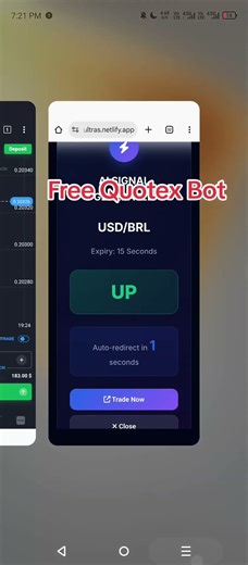 Free Quotex Signal Bot 🤖🤑 | Quotex OTc Software 😳 #trading #shortsvideo
