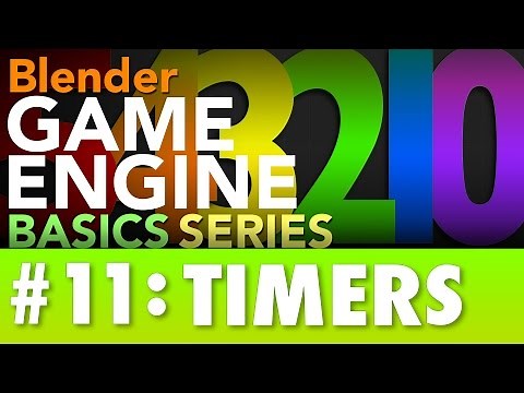 Blender Game Engine Basics Tutorial #11 : Timers #b3d #gamelogic