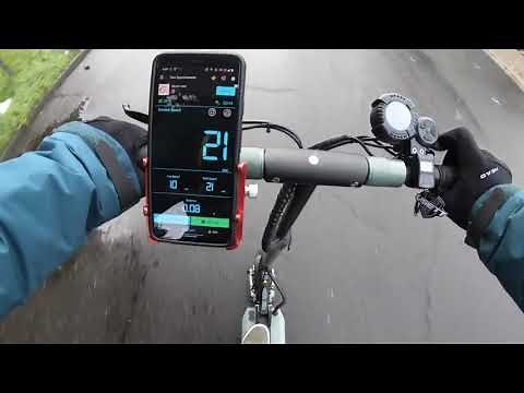 VSETT 8 Electric Scooter speed test