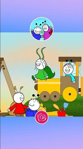 קפיצי, נערת החגב השמחה והפעילה! 🌸 #אנימציה #ביליוגלי #shorts