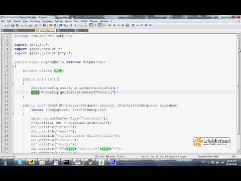 Servlet Init Parameters