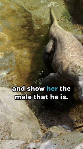 Endangered Komodo Dragons Brought Together For Breeding #shorts #komododragon #vetcare