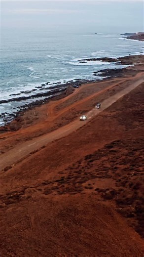 A Ford Bronco Raptor in its natural habitat: Baja 🌵 With the sun setting into the Pacific, it’s almost time for the night shift in the SCORE Baja 1000. #15yearsofraptor | Ford Racing