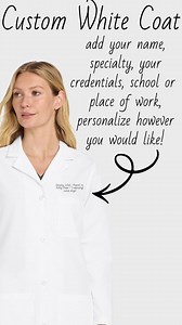 Custom Medical Lab Coat | Embroidery White Coat | FNP | Physician - Etsy UK