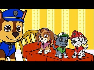 🌟 FIVE LITTLE DOGS 🌟 with Paw Patrol | Nursery Rhymes | Cartoons for kids
