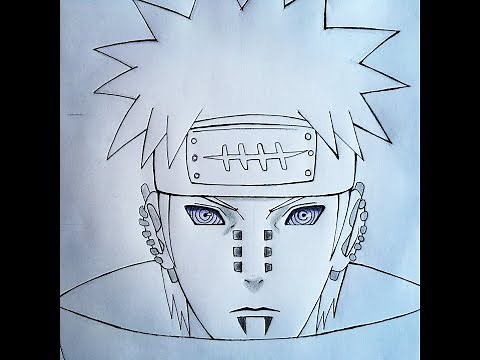 How to draw Pain (Naruto)
