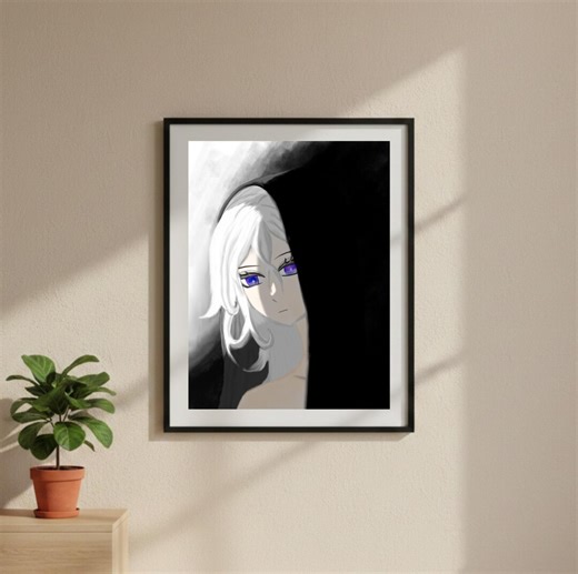Original Anime Character Art Print | Manga Wall Decor | Anime Poster (digital Download) - Etsy