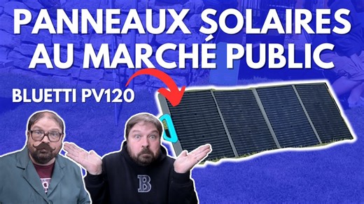 Surprising solar panels for our kiosks! [Bluetti PV120]