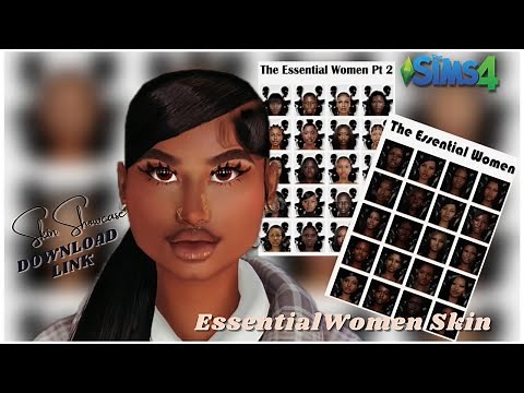 Female Skin 🤎ESSENTIAL WOMEN SKINS CC | Sims 4 CAS | REALISTIC SKIN | DOWNLOAD LINK!!!