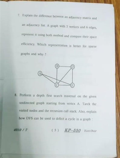 Lucknow University BCA 2nd Semester Data Structure Question Paper 2025 | NBCA-201