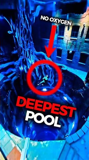 The DEEPEST diving pool in the World😱🤿 #viral #shorts #fyp #filters