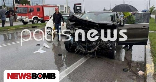 Σοβαρό τροχαίο στην Πατρών - Πύργου: Συγκρούστηκαν 3 οχήματα, 7 οι τραυματίες