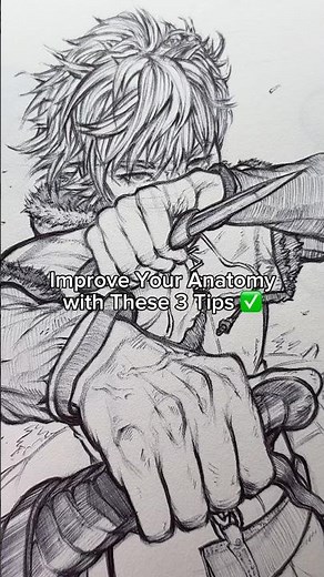 Improve Your Anatomy with These 3 Tips ✅ #howtodraw #tutorial #draw #sketch #art