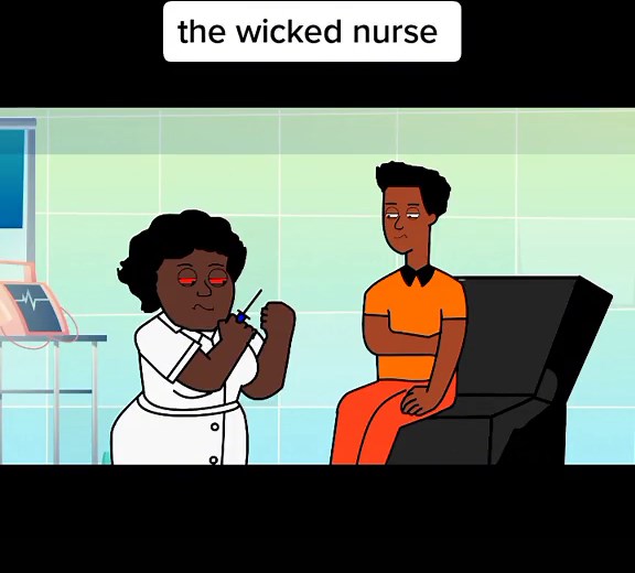 the wicked nurse #cartoon #animation #fyp #funny