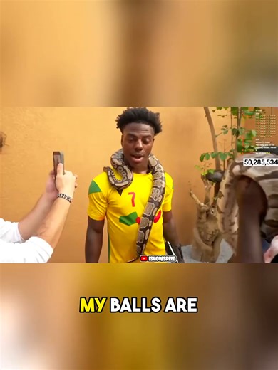 his Balls Are Shaking With A Python On His Neck 🤣