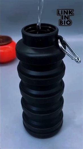 🚶‍♂️💧 Silicone Foldable Water Bottle | Best Collapsible Bottle for Travel, Hiking & Daily Use🌍🧴#diy