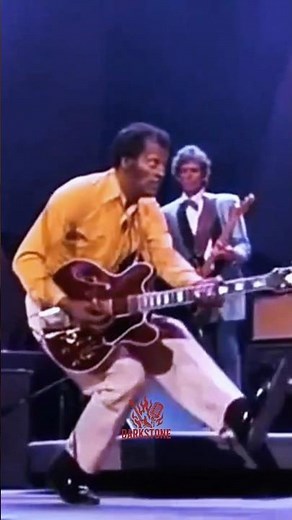Chuck Berry Iconic Duck Walk on Stage #chuckberry #musicrock #darkstone