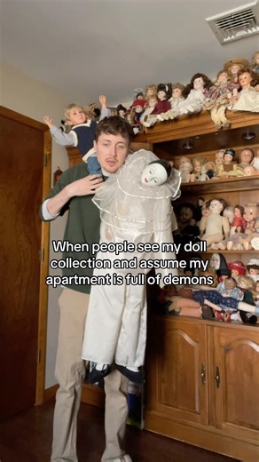 When people see my doll collection and assume my apartment is full of demons 😳