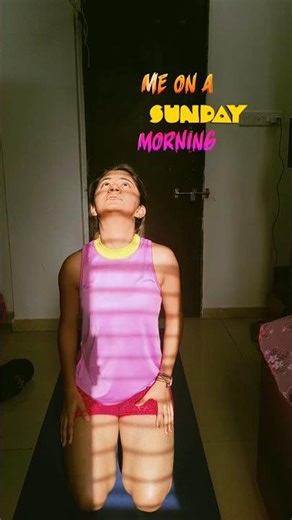 My sunday reset | Yoga routine | Corporate girlie #shorts #workout