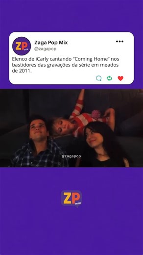 Zaga Pop Mix on Instagram: "A música “Coming Home”, gravada pelo elenco de iCarly, foi lançada no segundo CD oficial da série, “iSoundtrack II”, disponibilizado em 24 de janeiro de 2012. O álbum reúne sucessos como “Dancing Crazy”, de Miranda Cosgrove, e inclui também faixas de artistas de destaque da época, como Katy Perry e Ke$ha. Série: iCarly - 2007/2012 Reprodução: Nickelodeon Siga @zagapop para mais conteúdos #icarly #mirandacosgrove #jennettemccurdy #nathankress #love #fyp #foryou #reel #