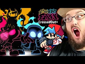 Friday Night Funkin' VS Indie Cross - Crossed Out (Nightmare: Cuphead Sans Bendy) FNF Mod REACTION!!