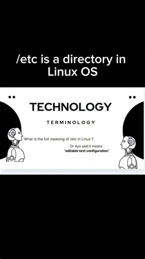 What is the full meaning of /etc in Linux OS? #linuxfoundation #linuxworld #linuxkernel